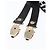 CHANEL Bretelle in tela nera CC Auth 173409V Nero - vista 25