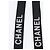 CHANEL Bretelle in tela nera CC Auth 173409V Nero - vista 5