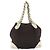 CHANEL COCO Borsa a Spalla con Catena in Tela Nera Oro CC Auth BA10872 Nero D'oro - vista 13