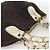 CHANEL COCO Borsa a Spalla con Catena in Tela Nera Oro CC Auth BA10872 Nero D'oro - vista 6