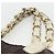 CHANEL COCO Borsa a Spalla con Catena in Tela Nera Oro CC Auth BA10872 Nero D'oro - vista 8