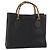 Borsa a mano in pelle Gucci Bamboo nera e oro 002 123 0260 Auth 172866 Nero D'oro