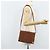 Borsa a Spalla GIVENCHY in Pelle Marrone Oro Auth bs33714 D'oro - vista 23