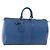 LOUIS VUITTON Epi Keepall 45 Borsa Boston Blu M42975 LV Auth 168373