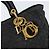 Christian Dior Borsa Lady Dior in nylon rosa e oro Auth 173806 D'oro - vista 14