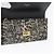 CHANEL 2.55 Cartera Larga Croco Grabada Negra Dorada CC Auth 172450SAV Negro Dorado - vista 20