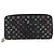 LOUIS VUITTON Multicolor Zippy Wallet Long Wallet Black M60243 LV Auth BA11010 - view 13