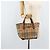 Borsa a mano Burberrys Nova Check in tela beige oro Auth 173795 D'oro - vista 21