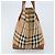 Borsa a mano Burberrys Nova Check in tela beige oro Auth 173795 D'oro - vista 3