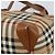 Borsa a mano Burberrys Nova Check in tela beige oro Auth 173795 D'oro - vista 9