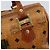 Borsa Boston Vicetos Logogram MCM in pelle PVC marrone e oro Auth BA11007 D'oro - vista 14