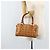 Borsa Boston Vicetos Logogram MCM in pelle PVC marrone e oro Auth BA11007 D'oro - vista 23