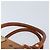 Borsa Boston Vicetos Logogram MCM in pelle PVC marrone e oro Auth BA11007 D'oro - vista 8
