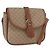 Céline Bolso de Hombro de Lona Macadam CELINE PVC Beige Oro Auth LNZ981 Dorado