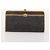 Borsa a mano in tela a nido d'ape PVC 2 pezzi Christian Dior Nera Auth ti3763 Nero - vista 10