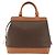 Céline Bolsa de mão em lona Macadam CELINE em couro PVC marrom e dourado Auth 173794 - vista 13