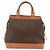 Céline Bolsa de mão em lona Macadam CELINE em couro PVC marrom e dourado Auth 173794 - vista 2