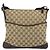 Borsa a Spalla GG Canvas Gucci Beige Argento 145857 Auth ka2886 - vista 2