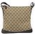 Borsa a Spalla GG Canvas Gucci Beige Argento 145857 Auth ka2886 - vista 3