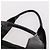 Borsa Boston GUCCI in nylon nero argento 019 2855 0530 508 Auth bs33595 - vista 8