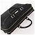 Borsa da lavoro BURBERRY in nylon nero e argento Auth ti3655 - vista 6