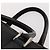 Borsa da lavoro BURBERRY in nylon nero e argento Auth ti3655 - vista 8
