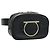 Borsa a vita Gancini in pelle nera e oro Auth ARZ136V di Salvatore Ferragamo