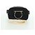 Borsa a vita Gancini in pelle nera e oro Auth ARZ136V di Salvatore Ferragamo - vista 12