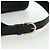 Borsa a vita Gancini in pelle nera e oro Auth ARZ136V di Salvatore Ferragamo - vista 8