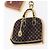 LOUIS VUITTON Llavero Icónico Charm metal Rojo Negro LV Auth LNZ441 Roja - vista 8