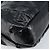 Borsa a mano Gancini in pelle nera e argento di Salvatore Ferragamo Auth BA10955 Nero - vista 14
