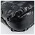 Borsa a mano Gancini in pelle nera e argento di Salvatore Ferragamo Auth BA10955 Nero - vista 16