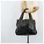 Borsa a mano Gancini in pelle nera e argento di Salvatore Ferragamo Auth BA10955 Nero - vista 23
