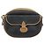 Borsa a spalla in tela a nido d'ape PVC nera e oro Christian Dior Auth ka2973 Nero D'oro - vista 2