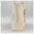 CHANEL Tote Tasche Canvas Leder Weiß Silber CC Auth bs33806 - Ansicht 3