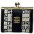 Vintage Givenchy Leather Purse Gold White Black