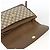 Gucci Borsa a Spalla GG Supreme in PVC Pelle Beige Oro 116 02 067 Auth 173967 D'oro - vista 15