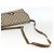 Gucci Borsa a Spalla GG Supreme in PVC Pelle Beige Oro 116 02 067 Auth 173967 D'oro - vista 7