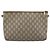 GUCCI GG Plus Supreme Clutch Bag PVC Beige Auth ka2978 - vista 3