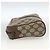 GUCCI GG Supreme Web Sherry Line Clutch Bag PVC Beige 89 01 012 Auth BA11226 - vista 4