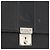 Borsa da lavoro Burberrys in pelle nera e argento Auth bs33515 Nero - vista 10