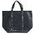 Bolsa Tote Vanessa Bruno em couro azul marinho