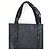 Bolsa Tote Vanessa Bruno em couro azul marinho - vista 2
