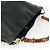 Borsa a Spalla in Pelle Gucci Bamboo Nera e Dorata Auth 173820 Nero D'oro - vista 6