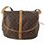 LOUIS VUITTON Bolso de Hombro Monogram Saumur 35 M42254 LV Auth 172676 Monograma - vista 2