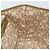 Gucci Borsa tote in tela GG Sherry Line beige e oro 137396 Auth 166223 D'oro - vista 18