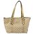 Gucci Borsa tote in tela GG Sherry Line beige e oro 137396 Auth 166223 D'oro - vista 2