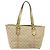 Gucci Borsa tote in tela GG Sherry Line beige e oro 137396 Auth 166223 D'oro - vista 3