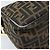 Sac à bandoulière en toile Zucca FENDI marron noir Auth LNZ068 - vue 15