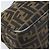 Sac à bandoulière en toile Zucca FENDI marron noir Auth LNZ068 - vue 17